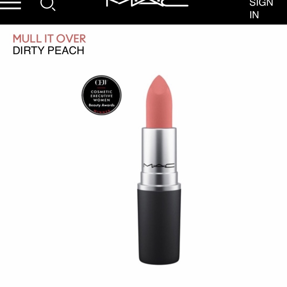 MAC Powder KISS Mull it over Lipstick